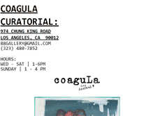 Tablet Screenshot of coagula.com